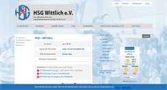 Desktop Screenshot of hsg-wittlich.de