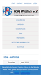 Mobile Screenshot of hsg-wittlich.de